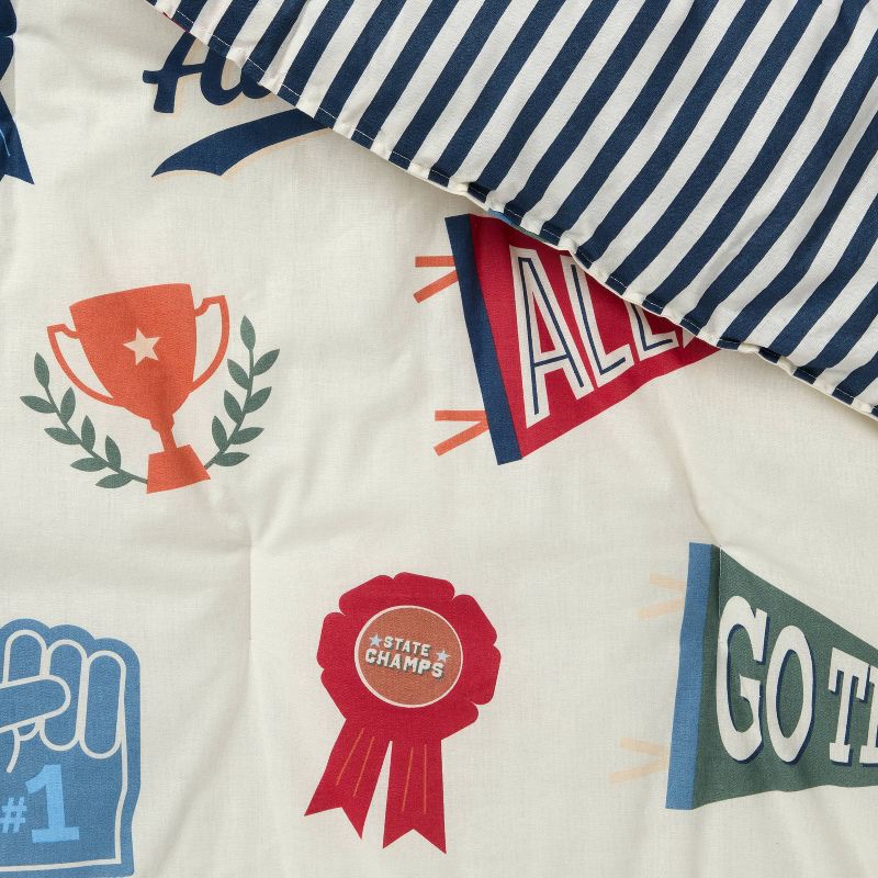 slide 3 of 3, 3pc Full/Queen All Star Sports Kids' Comforter Bedding Set - Pillowfort™, 3 ct