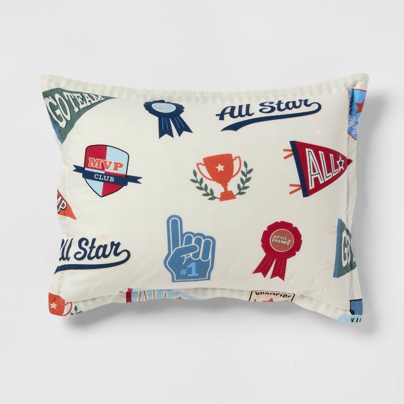 slide 4 of 5, 2pc Twin All Star Sports Kids' Comforter Bedding Set - Pillowfort™, 2 ct