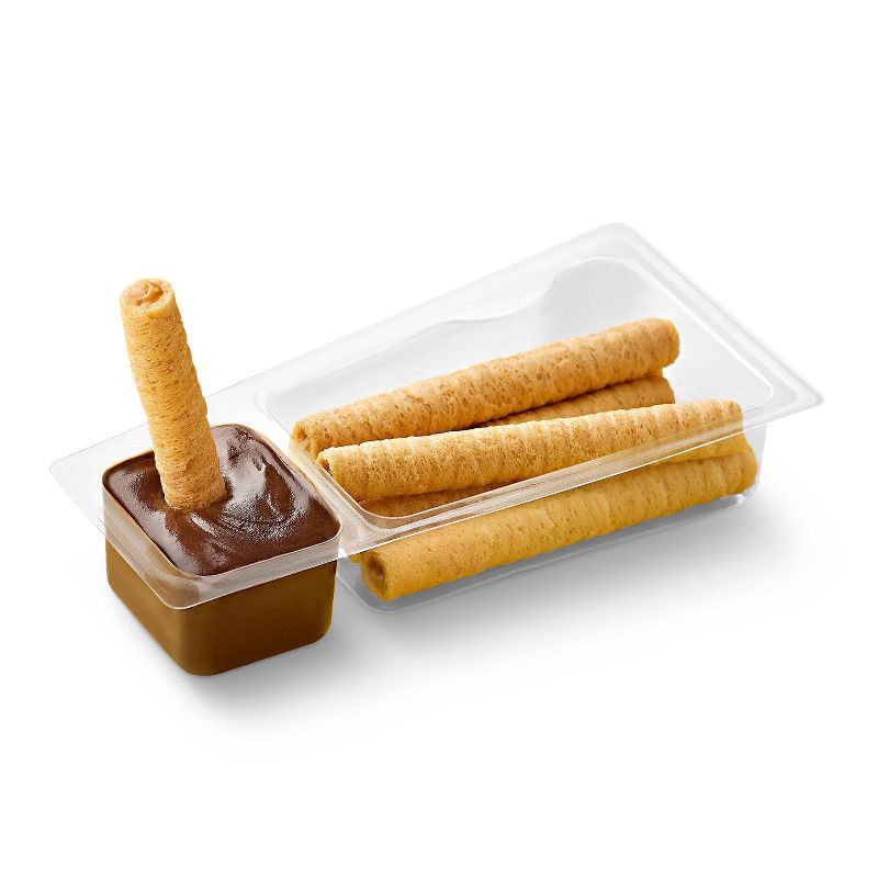slide 4 of 5, Peanut Butter Filled Wafer Stix With Cocoa Spread - 12.7oz/6ct - Good & Gather™, 12.7 oz, 6 ct