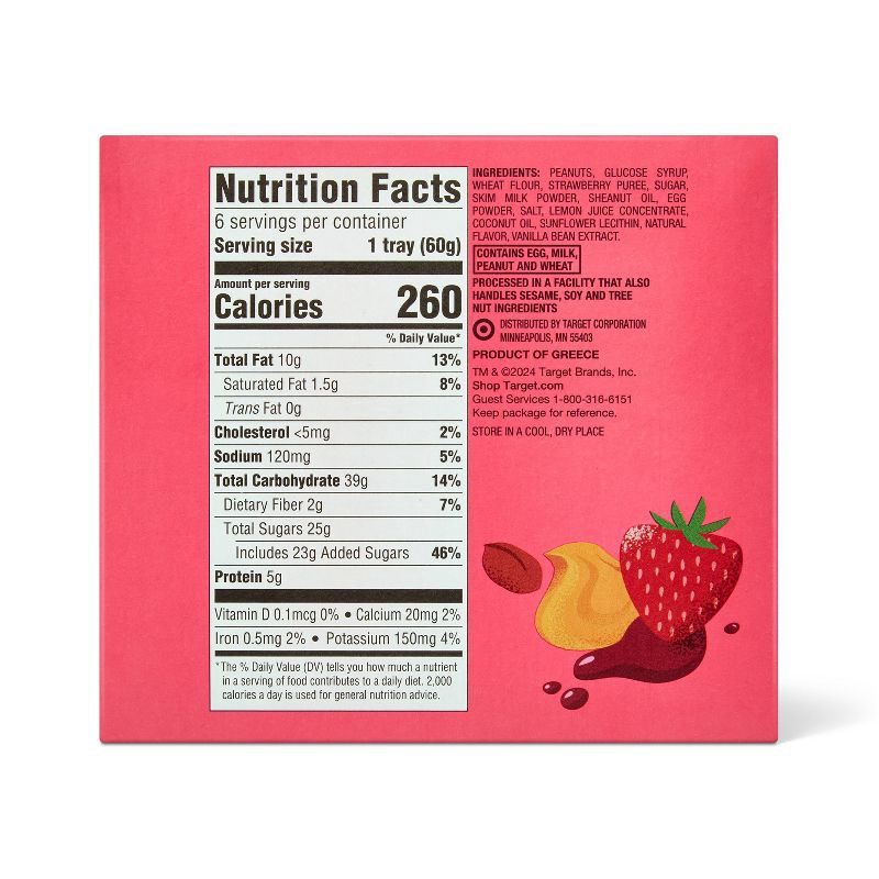 slide 2 of 5, Peanut Butter Filled Wafer Stix With Strawberry Jam - 12.7oz/6ct - Good & Gather™, 12.7 oz, 6 ct