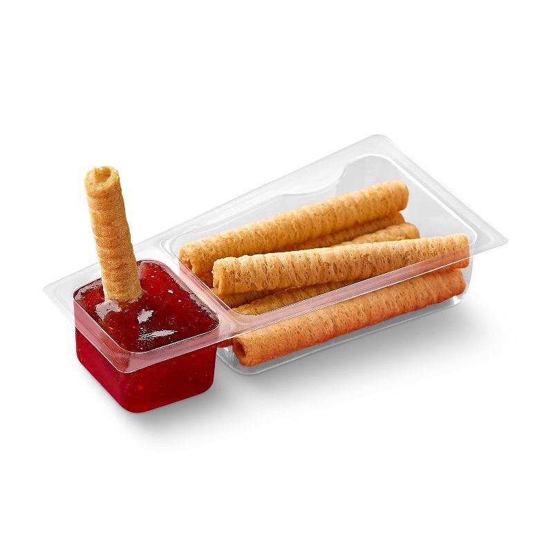 slide 4 of 5, Peanut Butter Filled Wafer Stix With Strawberry Jam - 12.7oz/6ct - Good & Gather™, 12.7 oz, 6 ct