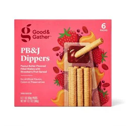 Peanut Butter Filled Wafer Stix With Strawberry Jam - 12.7oz/6ct - Good & Gather™