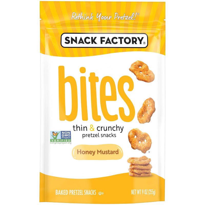 slide 4 of 5, Snack Factory Bites - Honey Mustard - 9oz, 9 oz