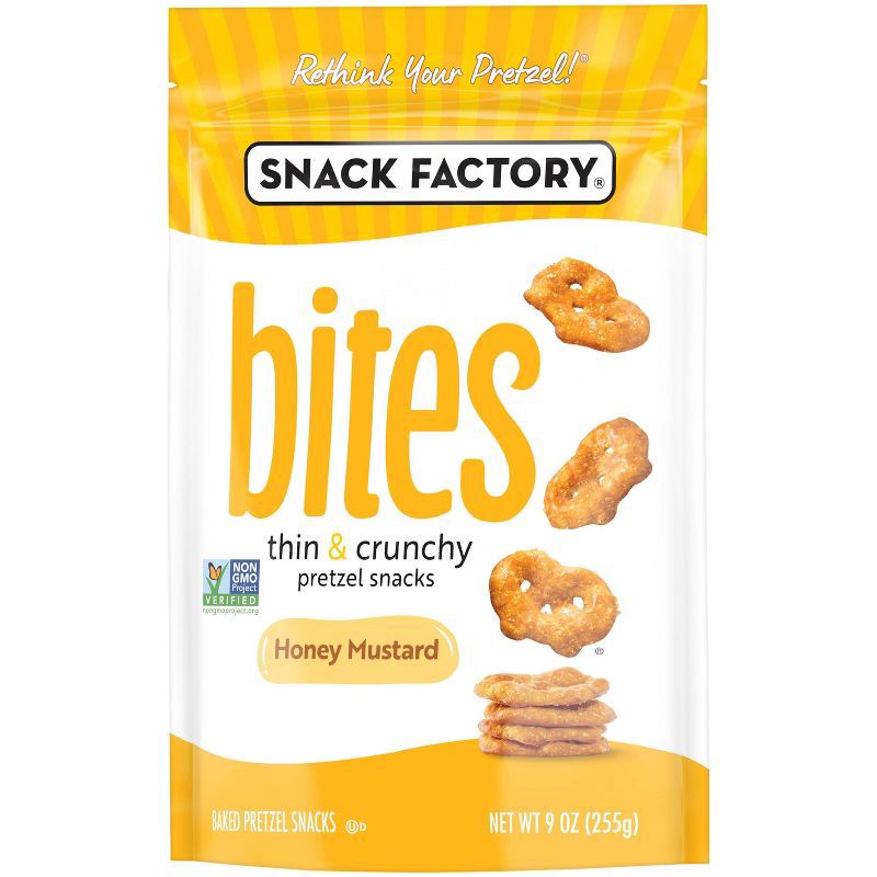 slide 5 of 5, Snack Factory Bites - Honey Mustard - 9oz, 9 oz