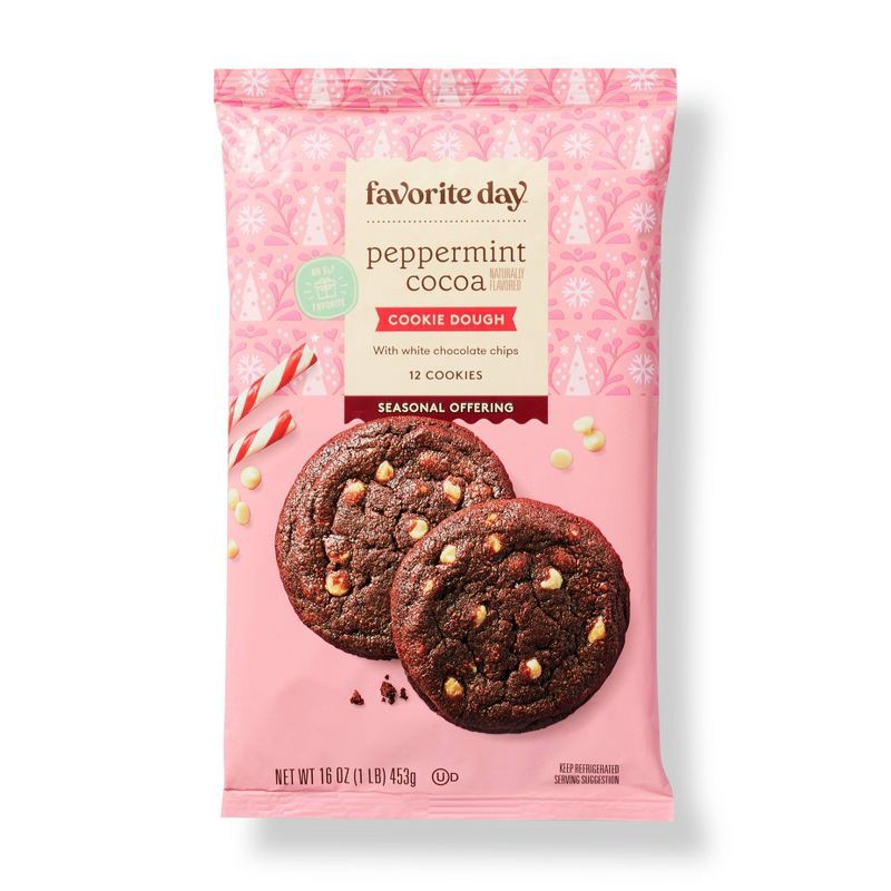 slide 1 of 3, Peppermint Cocoa Cookie Dough - 16oz - Favorite Day™, 16 oz