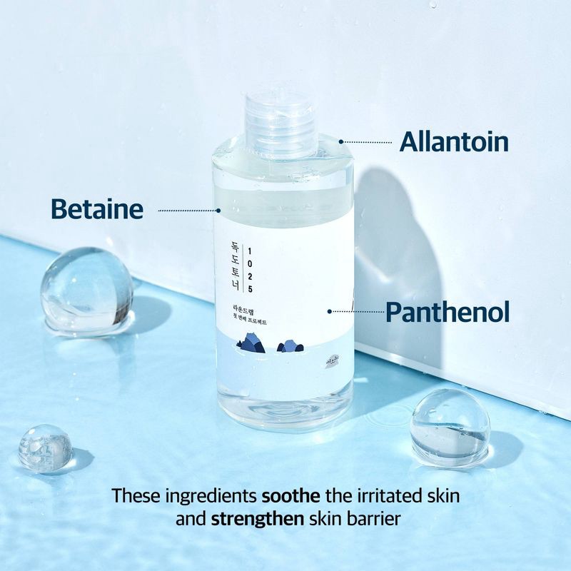 slide 8 of 11, Round Lab 1025 Dokdo Toner Korean Skincare for Skin Balancing and Gentle Exfoliation with Soft Finish - 200ml, 200 ml