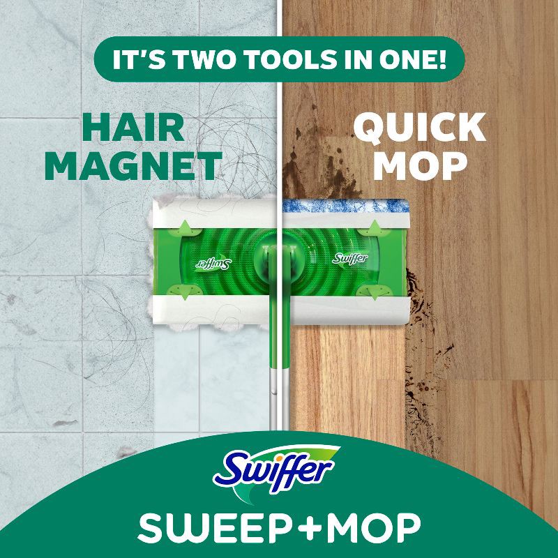 slide 8 of 12, Swiffer Sweep & Mop Starter Kit - 9ct, 9 ct