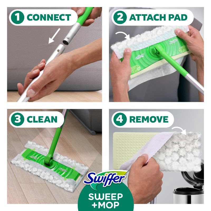 slide 9 of 12, Swiffer Sweep & Mop Starter Kit - 9ct, 9 ct