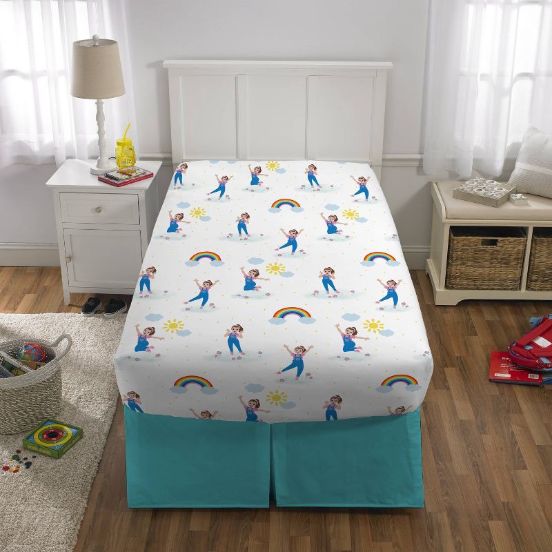 slide 3 of 6, Ms. Rachel Twin Sheet Set, 1 ct