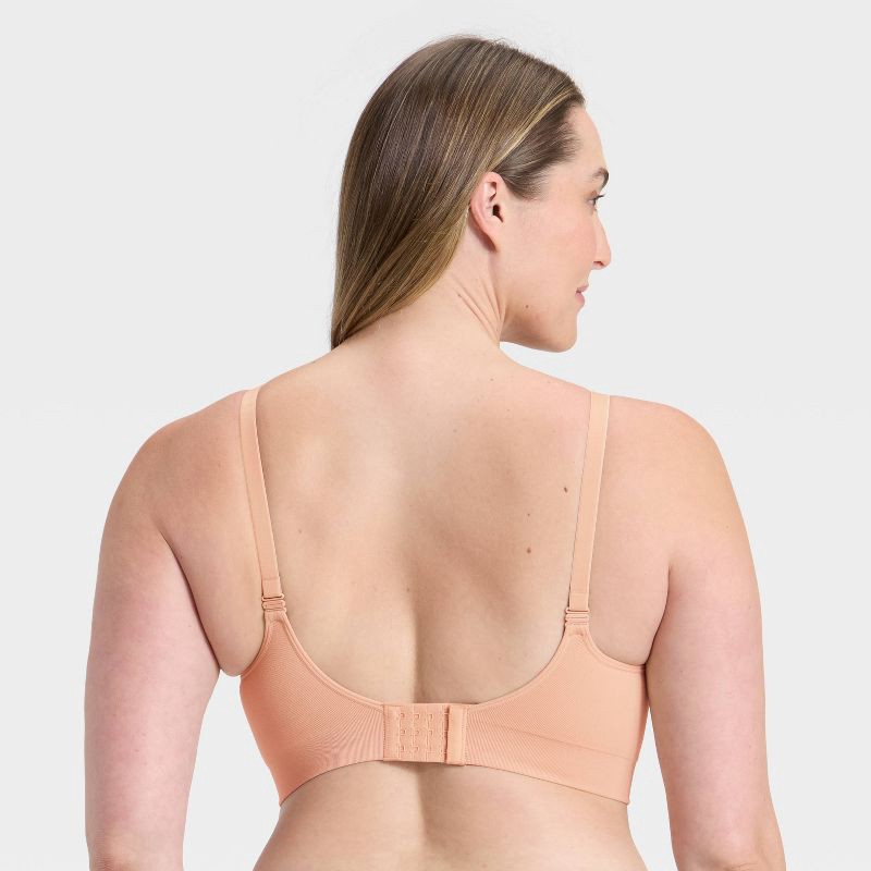 slide 6 of 6, Women's Nursing Lightly Lined Seamless Bralette - Auden™ Pearl Tan M, 1 ct