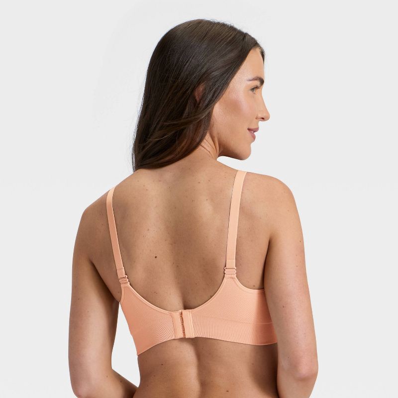 slide 2 of 6, Women's Nursing Lightly Lined Seamless Bralette - Auden™ Pearl Tan XL, 1 ct