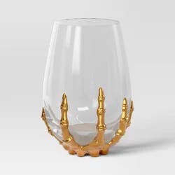 15.36 oz Stemless Skeleton Wine Glass - Threshold™