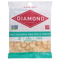 Diamond Macadamia Pieces - 2.25oz