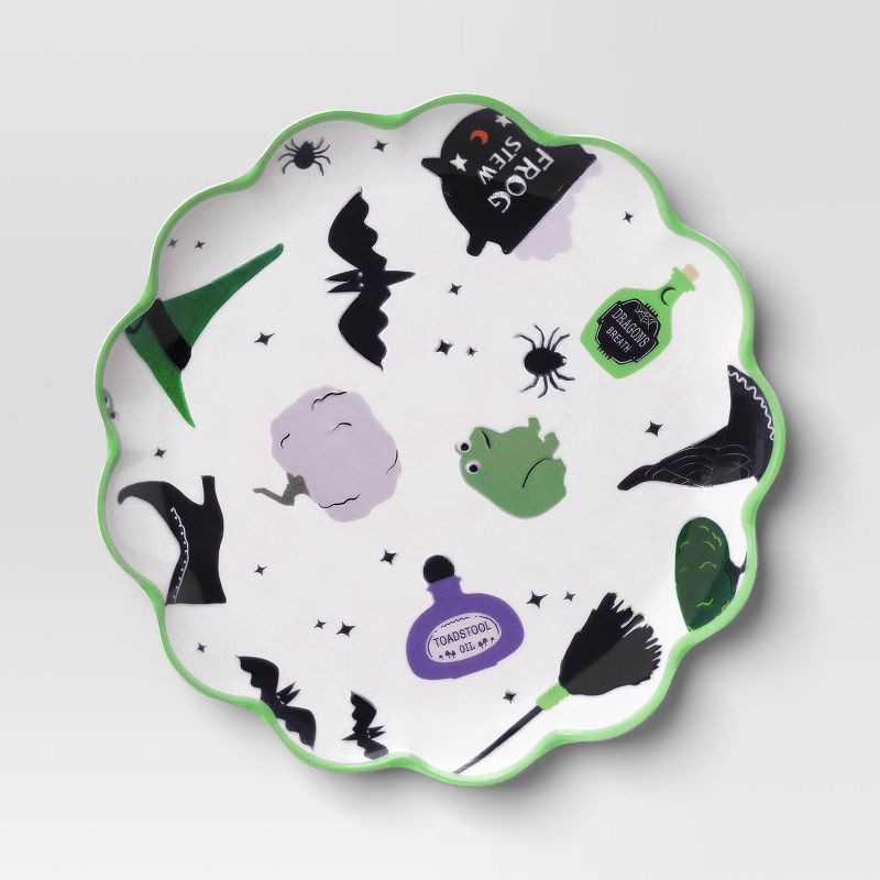 slide 2 of 3, 10.5" Halloween Melamine Novelty Potions Dinner Plate - Hyde and EEK! Boutique™, 1 ct