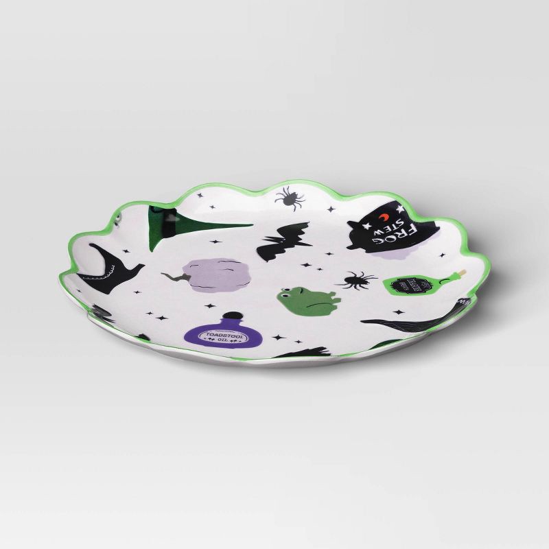 slide 1 of 3, 10.5" Halloween Melamine Novelty Potions Dinner Plate - Hyde and EEK! Boutique™, 1 ct