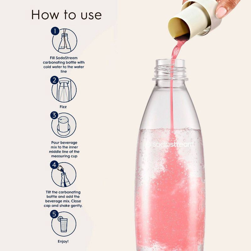 slide 4 of 9, SodaStream Bubly Burst Watermelon Lime Flavor Mix, 1 ct