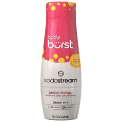 SodaStream Bubly Burst Peach Mango Flavor Mix - 14.9 fl oz