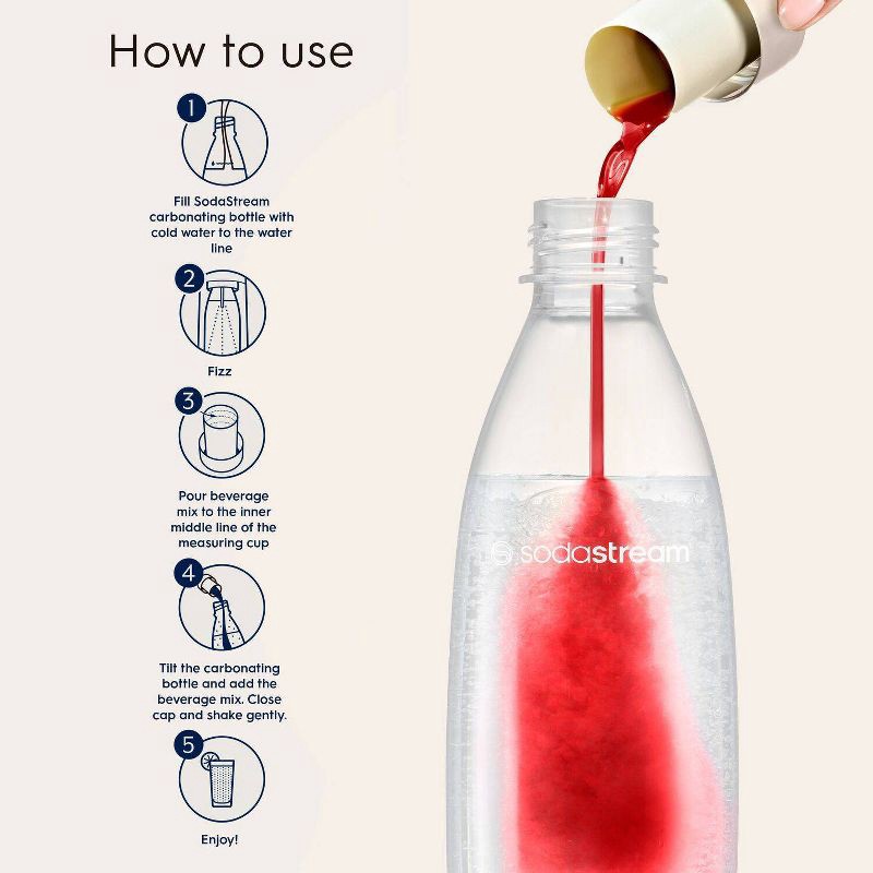 slide 4 of 9, SodaStream Bubly Burst Cherry Lemonade Flavor Mix, 1 ct