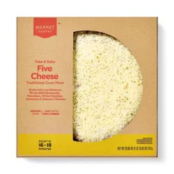 Take & Bake Five Cheese Traditional Crust Pizza - Market Pantry™