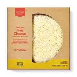 Take & Bake Five Cheese Traditional Crust Pizza - Market Pantry™