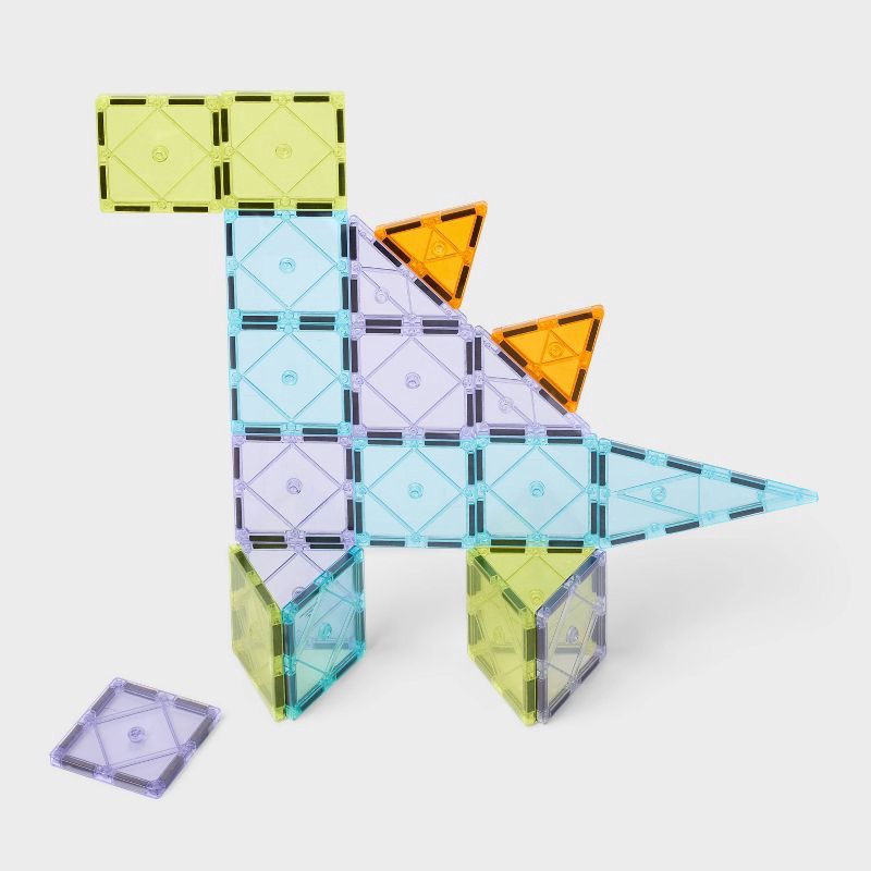 slide 1 of 5, Magnetic Tiles Yellow Tin - Gigglescape™: Educational Toy for Creativity & Fine Motor Skills, 20 Pieces Set, 20 ct