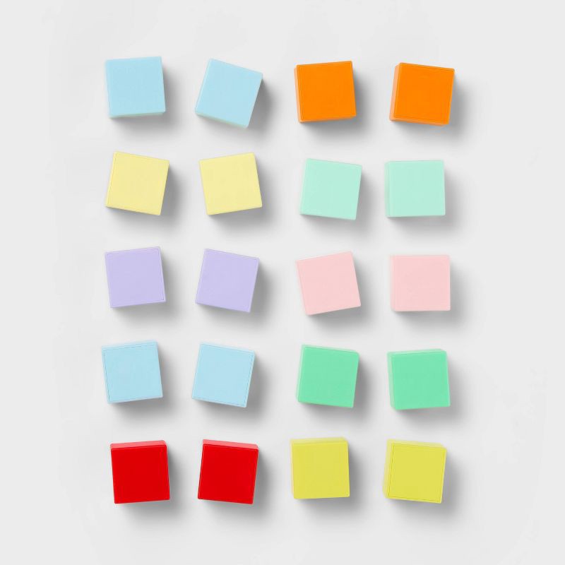 slide 3 of 5, Magnetic Blocks Mini solid Purple Tin - Gigglescape™, 1 ct