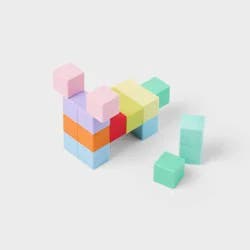 Magnetic Blocks Mini solid Purple Tin - Gigglescape™