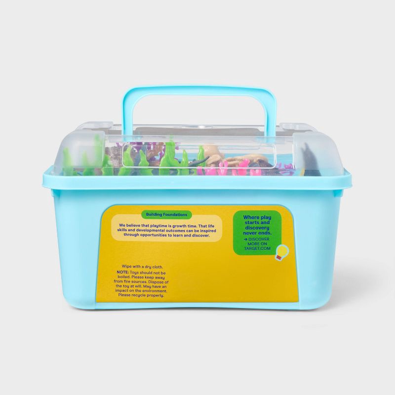 slide 4 of 4, Sea Animal Figure - 30pc - Gigglescape™: PVC Animal Playset Toy, 30 ct