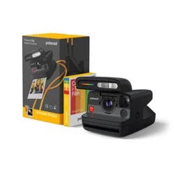Polaroid Flip Bundle Film Camera - Black: Automatic Focus, Self-Timer, Instant Format