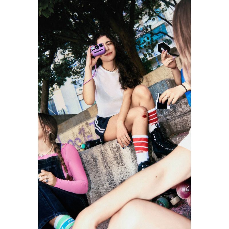 slide 4 of 13, Polaroid Go Everything Bundle Film Camera - Purple: Automatic Focus Instant Format, 1 ct