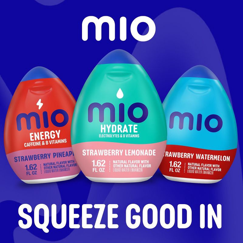slide 9 of 9, MiO Hydrate Strawberry/Lemonade Flavored Drink Mix - 1.62oz, 1.62 fl oz