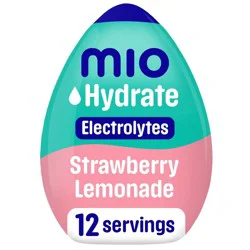 MiO Hydrate Strawberry/Lemonade Flavored Electrolyte Drink Mix - 1.62oz: Non-Caffeinated