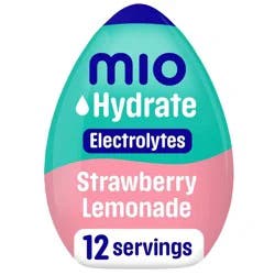 MiO Hydrate Strawberry/Lemonade Flavored Electrolyte Drink Mix - 1.62oz: Non-Caffeinated