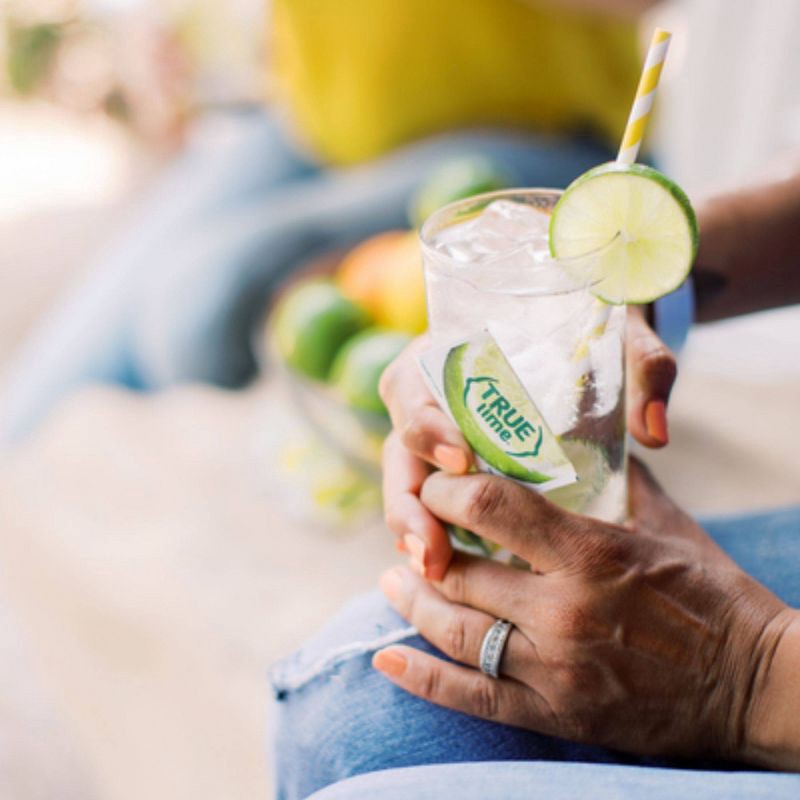 slide 3 of 7, True Lime crystalized lime Flavored Water - 32pk/0.9oz Cans, 32 ct, 0.9 oz