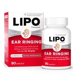 Lipo-Flavonoid Plus Inner Ear Health Supplement Caplets - 90ct