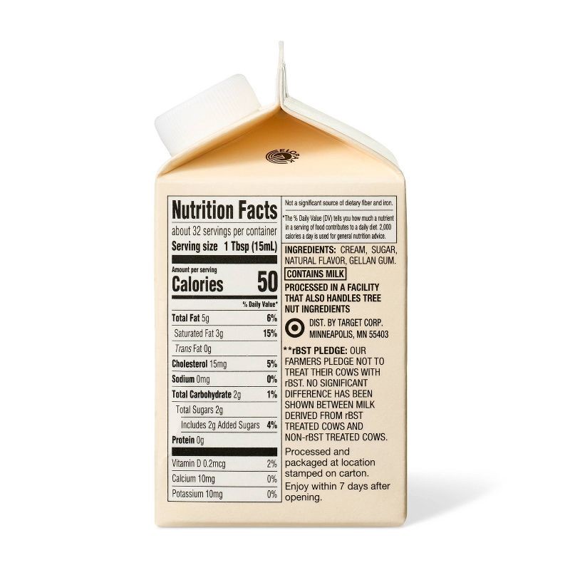 slide 2 of 5, Brown Butter Pumpkin Flavored Heavy Whipping Cream - 16 fl oz - Good & Gather™, 16 fl oz