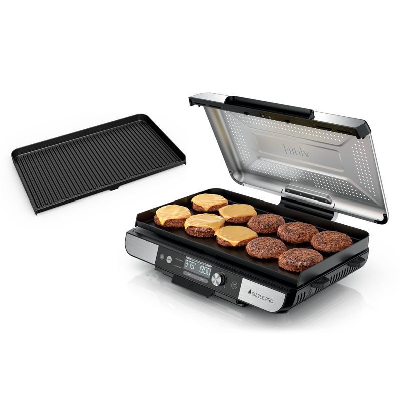 slide 1 of 13, Ninja Sizzle Pro XL 20" Indoor Griddle & Grill with ProTemp Black, 1 ct