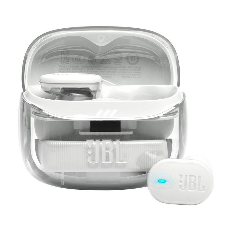 slide 1 of 9, JBL Tune Buds 2 Edition True Wireless Noise Cancelling Earbuds - Ghost White, 1 ct