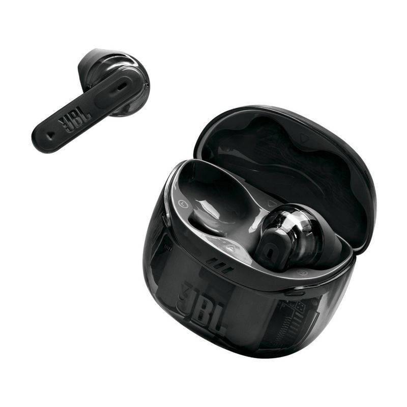 slide 2 of 8, JBL Tune Flex 2 Edition True Wireless Noise Cancelling Earbuds - Ghost Black, 1 ct