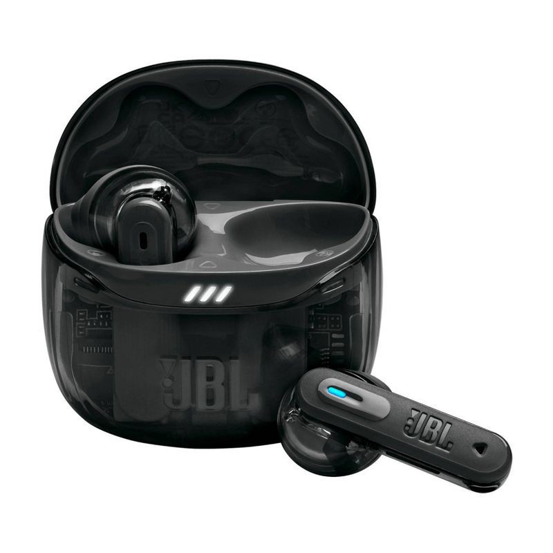 slide 1 of 8, JBL Tune Flex 2 Edition True Wireless Noise Cancelling Earbuds - Ghost Black, 1 ct