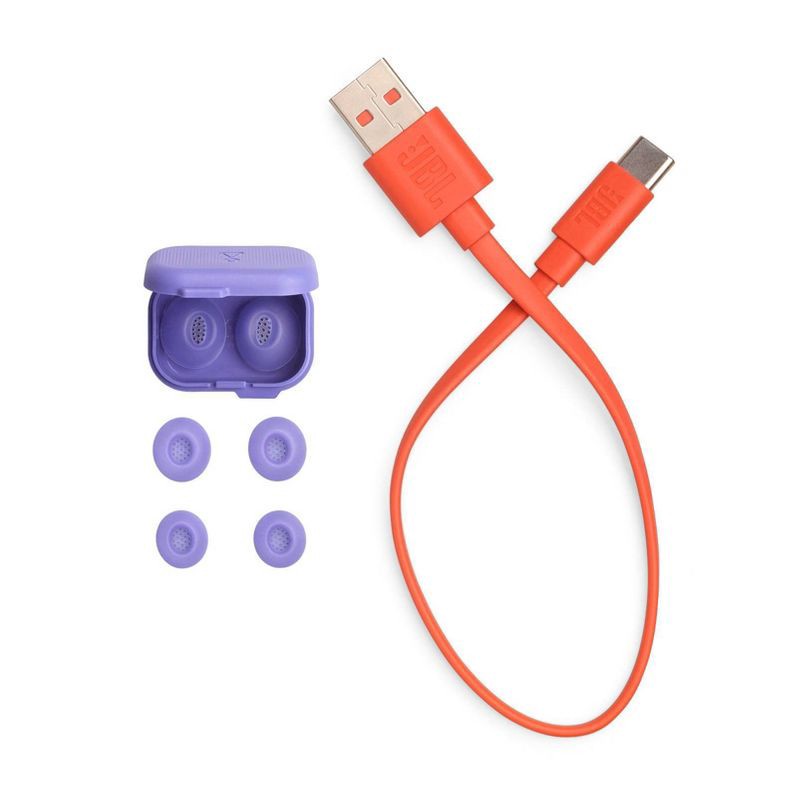 slide 8 of 8, JBL Tune Flex 2 Edition True Wireless Noise Cancelling Earbuds - Ghost Mauve, 1 ct