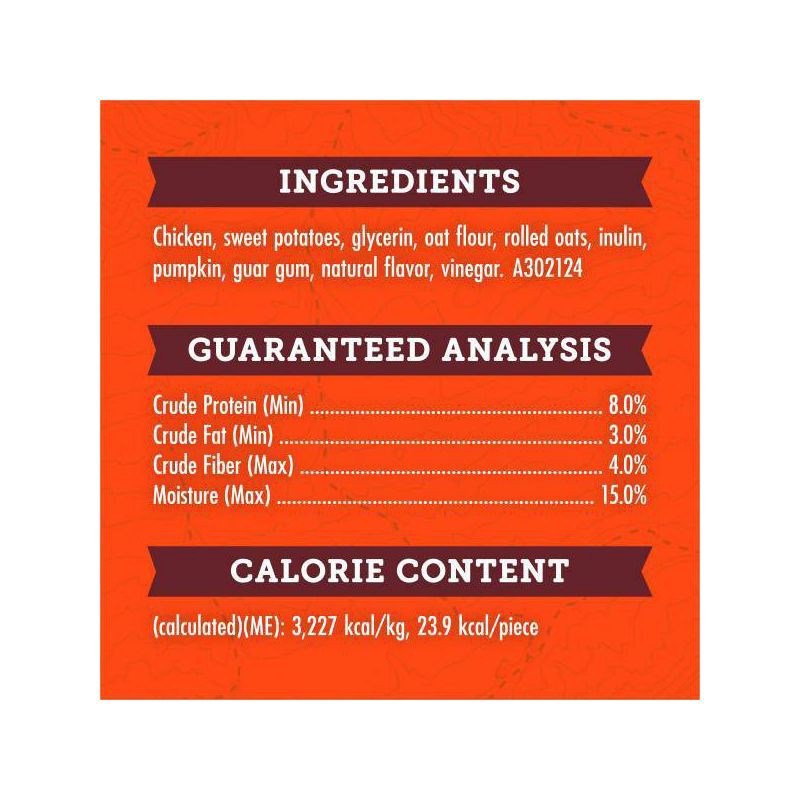 slide 6 of 10, Zukes Adventure Bites Chicken & Pumpkin Flavor Chewy Dog Treats - 6oz/6ct, 6 ct; 6 oz