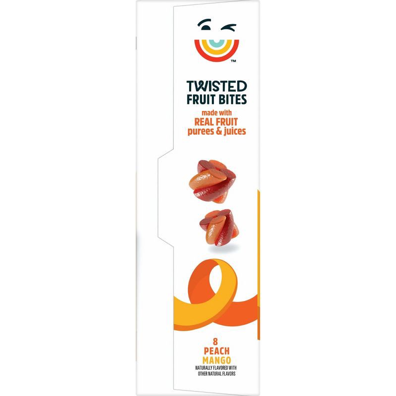 slide 4 of 7, Pure Organic Twisted Fruit Bites Peach Mango - 5.6oz/8ct, 8 ct; 5.6 oz