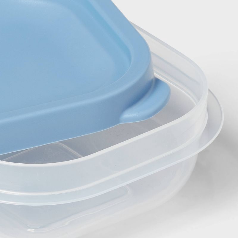 slide 3 of 3, 10pc (Set of 5) 1c Plastic Food Storage Container Set Blue - Room Essentials™, 10 ct