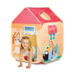 Bluey Pop 'N' Fun Play Tent: BBC Licensed Metal Frame Playhouse for Kids