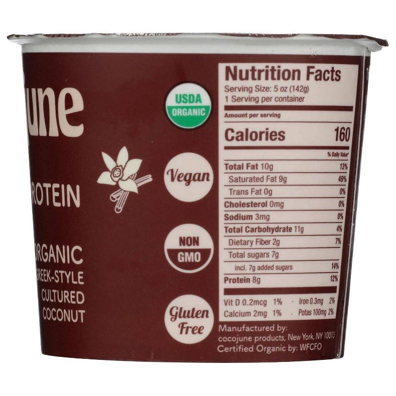 slide 2 of 5, Cocojune Vanilla Cinnamon Coconut Yogurt - 5oz, 5 oz