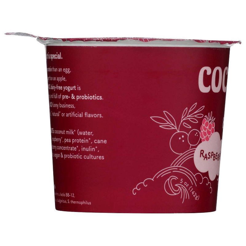 slide 3 of 6, Cocojune Raspberry Coconut Yogurt - 5oz, 5 oz