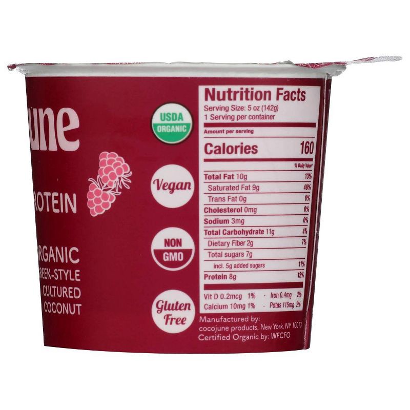 slide 4 of 6, Cocojune Raspberry Coconut Yogurt - 5oz, 5 oz