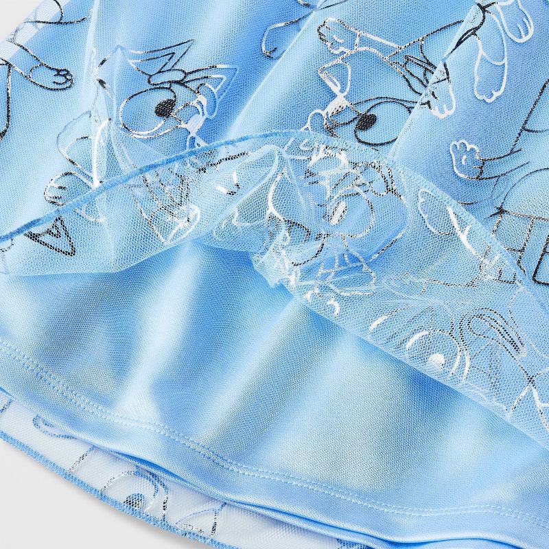 slide 4 of 4, Toddler Girls' Bluey Fantasy NightGown - Blue 4T, 1 ct