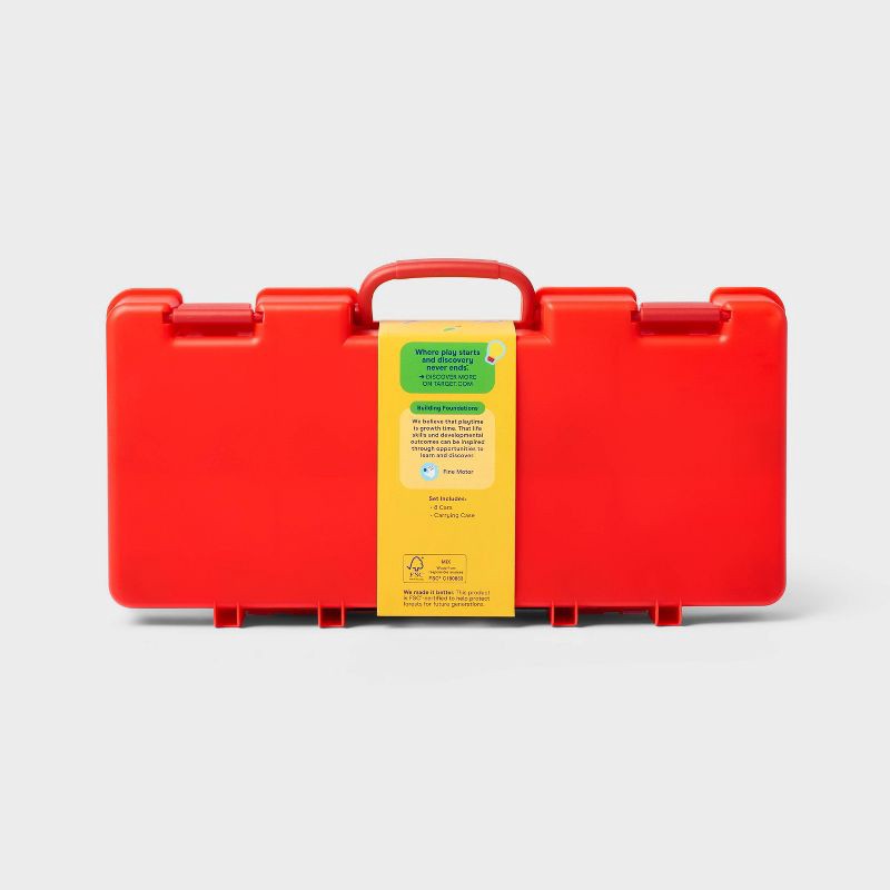 slide 4 of 4, Race Car Toy Vehicle - Gigglescape™: Non-Powered Plastic & Wood Toy, 9-Piece Set, Car Model, Not to Scale, 1 ct